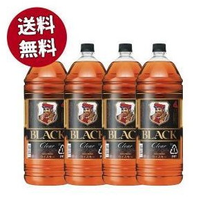 楽天市場】【送料無料 4本セット】ブラックニッカ クリア 4000ml