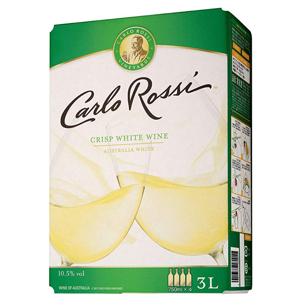 【楽天市場】【8箱ご購入で送料無料】カルロ ロッシ オーストラリア ホワイト 3,000mlバッグ イン ボックスワイン(業務店様向け大型