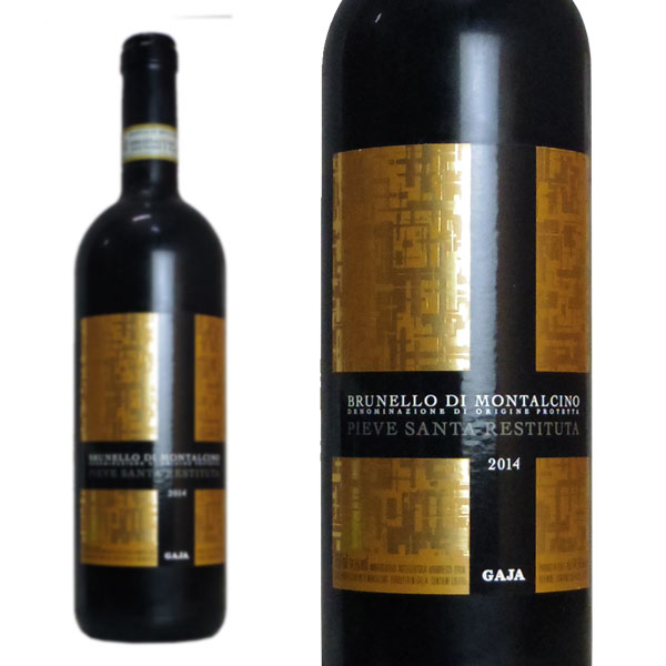 【楽天市場】ブルネッロ ディ モンタルチーノ ピエーヴェ サンタ レスティトゥータ 2015 蔵出し アンジェロ ガヤ元詰 DOCGブルネッロ
