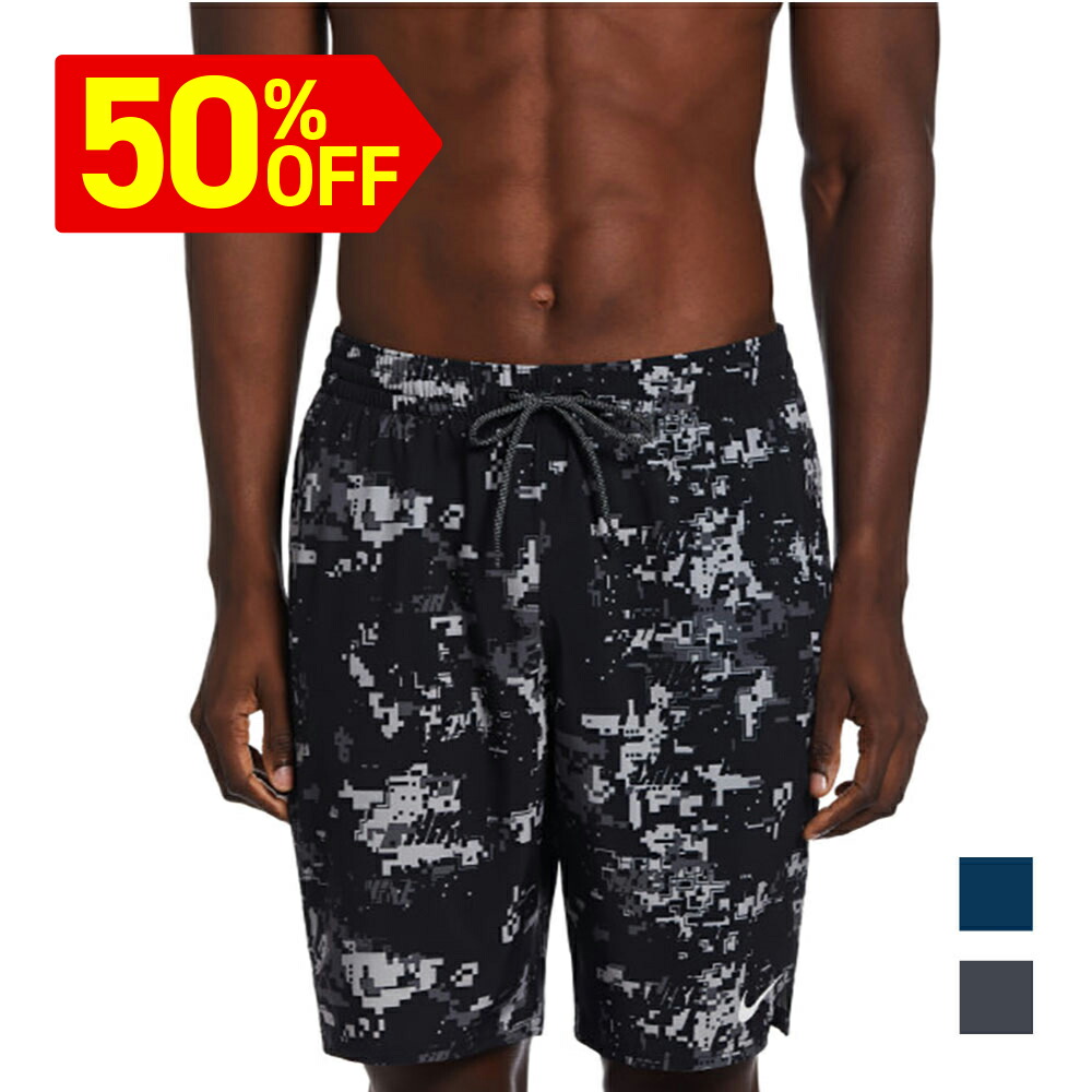 送料無料★NIKE SWIMリンク 5\" バリショーツ水着BLACK Nike 5´´ Volley 水泳パンツ 黒 | Swiminn