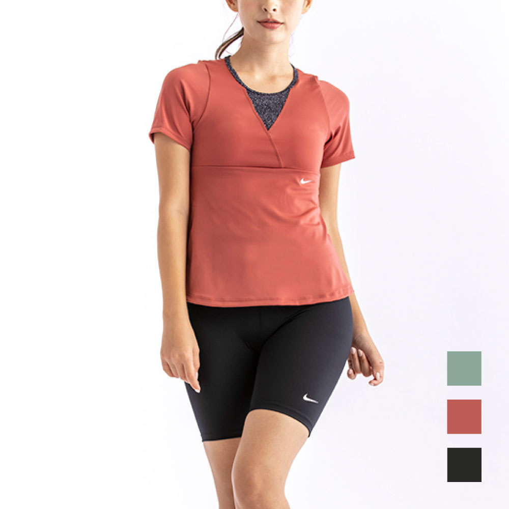 水着 女性 スイミング セパレート フィットネス水着 水泳 ナイキ ないきスポーツ アウトドア 可愛い ブランド 女性 女性水着 セパレーツ かわいい ブランド 体型カバー 人気 おしゃれ オシャレ ないき Nike Sp22 ショートスリーブ セパレーツ ナイキ 水着 水泳