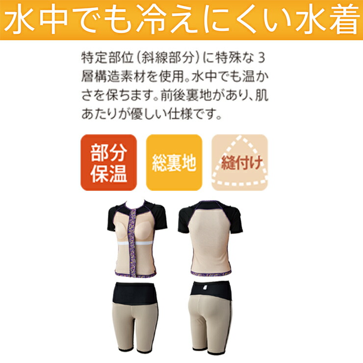 超人気の フィットネス水着 レディース セパレート ブランド シニア フットマーク Footmark Footmark 暖かい あったかい 保温 冷え 日本製w 新作モデル Www Papermoney World Com