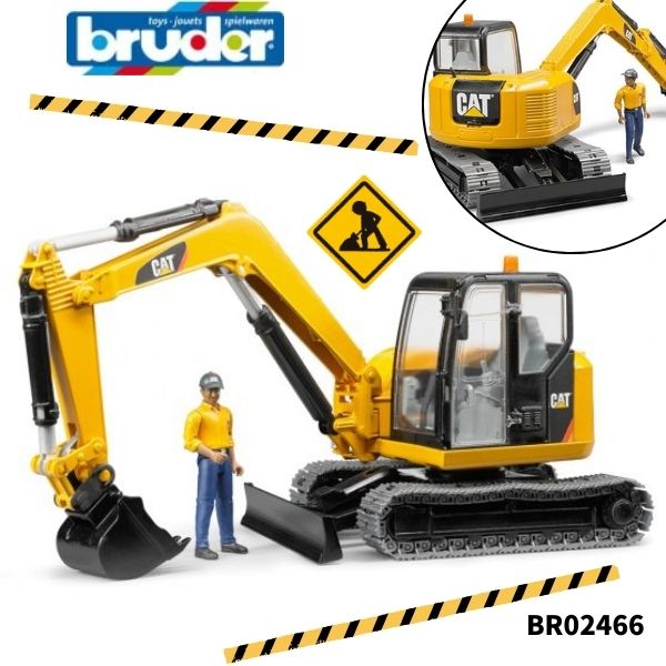 CAT Bruder 1/16 ミニカー フィギュア付き　ブルーダー CAT Bruder 1/16 フィギュア付きブルーダー