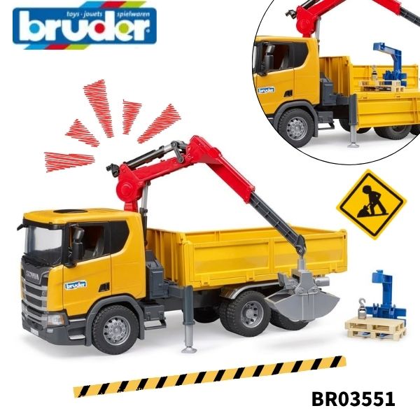 bruder  クレーン車 bruder ブルーダー SCANIA レッカークレーン＆BRUDER