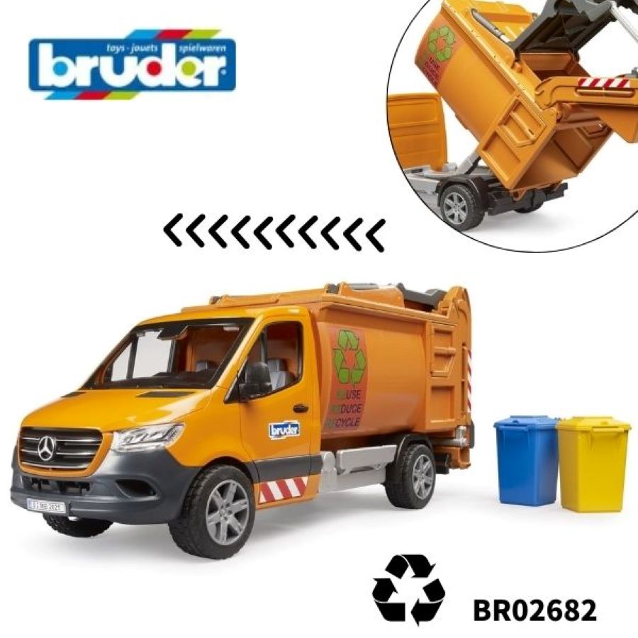 楽天市場】旧商品 bruder ブルーダー MAN ごみ収集車 GREEN BR02753