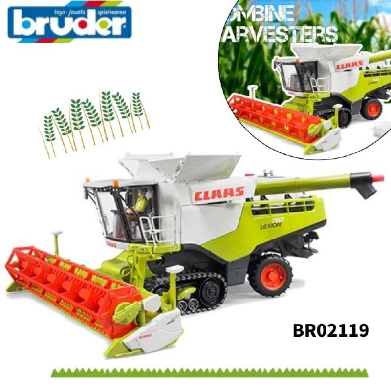 ブルーダー Bruder Claas Lexion 780 コンバインハーベスター BR02119 おもちゃ 知育玩具 働く車 乗り物 車 ミニカー 3歳 4歳 5歳 誕生日プレゼント 男の子 ギフト ドイツ製 はたらくくるま 農業機械 クラス コンバイン 1/16スケール プレゼント 出産祝い 人気 丈夫 リアル｜おもちゃのお店スマイルキッズ
