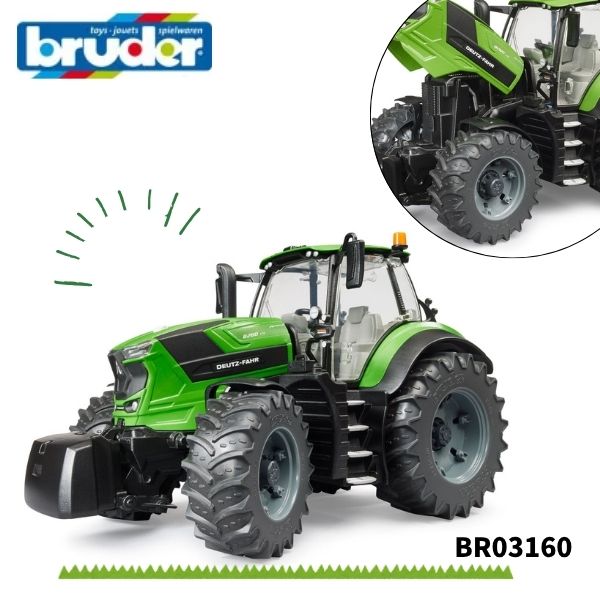 ブルーダー Bruder Deutz 8280 TTV トラクタ BR03160 遊び道具 知育遊び道具 働く車 車馬 車 ミニカー 3歳 4歳 5歳 生まれ落ちる日差し上げ物 お坊っちゃん 差し上げ物 ＦＲＧ製 はたらくくるま 農林機械類 ＦＲＧファール 1/16規摸 ひな型 クリスマス差し上げ物 祝賀会 一般受け 即物的 盛り砂あそび