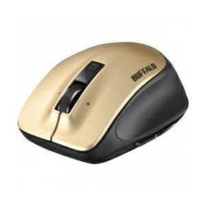 バッファロー 無線 ﾚｰｻﾞｰ ﾌﾟﾚﾐｱﾑﾌｨｯﾄﾏｳｽ Mｻｲｽﾞ ｺﾞｰﾙﾄﾞ BSMLW500MGD 高品質