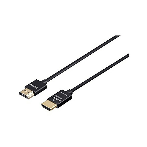 バッファローHDMIｹｰﾌﾞﾙ ｽﾘﾑﾀｲﾌﾟ 5.0m ﾌﾞﾗｯｸ BSHD3S50BK 高品質