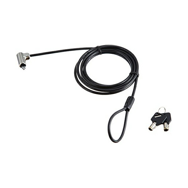 【正規代理店】 エレコム ESL-7U 経12mmの小型シリンダー錠採用セキュリティワイヤーロック ELECOM セキュリティ 防止 標準スロット対応 シリンダー錠 防犯 盗難防止ワイヤー ワイヤー ロック ワイヤ 盗難 セキュリティワイヤー サプライ セキュリティロック 高品質