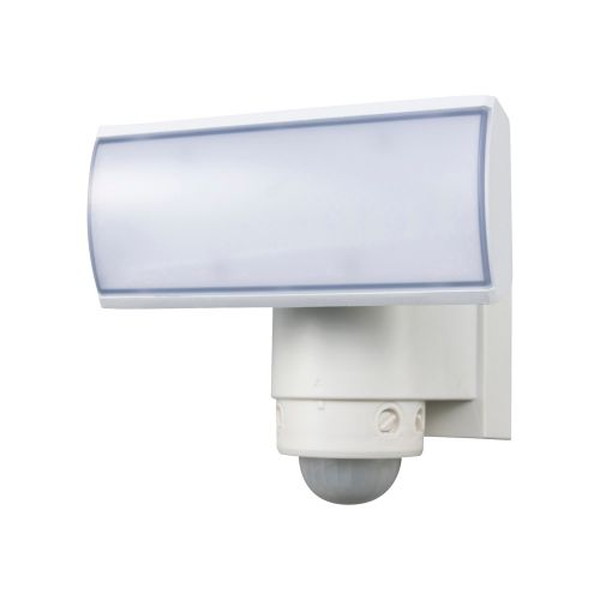 DXアンテナ DSLD15C1(W) LEDセンサーライト (1灯型/1500 lm/昼白色/検知角度360度/保護等級IP44防沫型/ホワイト) ホワイト 検知センサー エレコム デルカテック センサーライト アンテナ 照明 防犯センサーライト ライト 高品質