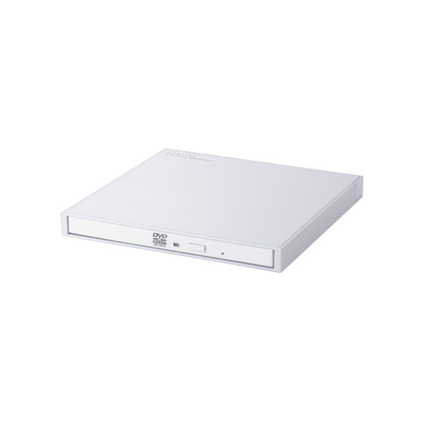 【正規代理店】 エレコム LDR-PXA8CU2LWH 外付け DVDドライブ ( CD / DVD ) USB 2.0 Type-Cケーブル付属 書込み/再生 バスパワー M-DISC対応 超薄型 軽量 【 Windows Chrome Mac 対応 】 ホワイト