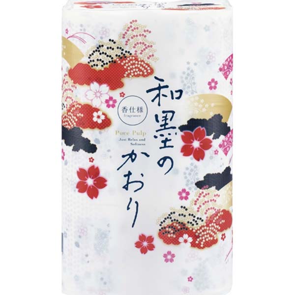 【10個セット】 王子ネピア 和墨のかおり12R トイレットペーパー ダブル トイレットロール