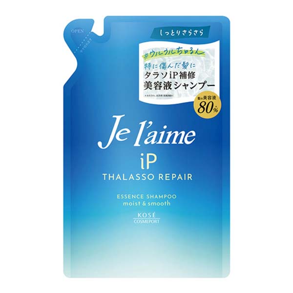 【18個セット】 コーセーコスメポート ジュレーム IPタラソリペア 補修美容液シャンプー (モイスト&スムース) つめかえ 詰め替え用 さらさら シャンプー リンスイン お風呂 リンス ダメージ 詰替 内部補修 美容液シャンプー 保湿 コーセー タラソリペア