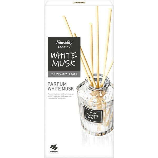 【21個セット】 SAWADAY香るStickパルファムフィグ ホワイトムスク 小林製薬 芳香剤・部屋用