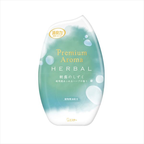 【18個セット】 お部屋の消臭力 Premium Aroma 朝露のしずく