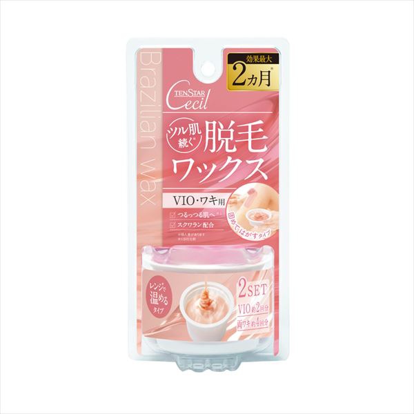 【6個セット】 テンスターセシル 脱毛用ホットブライズワックス 40g*2