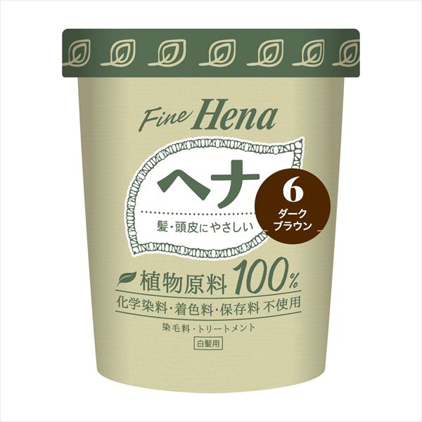 【48個セット】 テンスター ファインヘナ2P ダークブラウン 40g×2