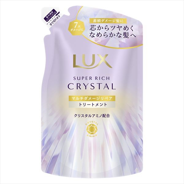 【18個セット】 ラックス スーパーリッチクリスタル マルチダメージリペア トリートメント つめかえ用