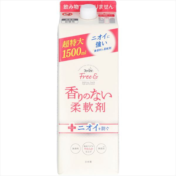 【6個セット】 ファーファフリーアンド柔軟剤 詰替