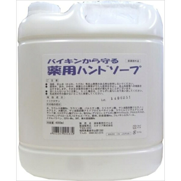 【4個セット】 業務用薬用ハンドソープ