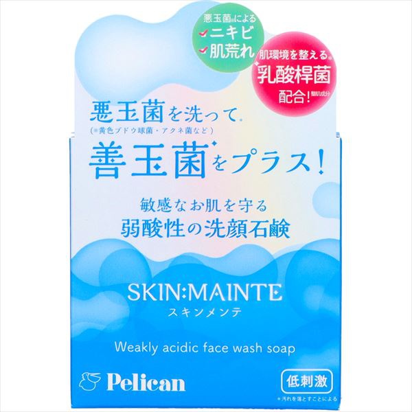 【96個セット】 SKIN:MAINTE洗顔石鹸80g