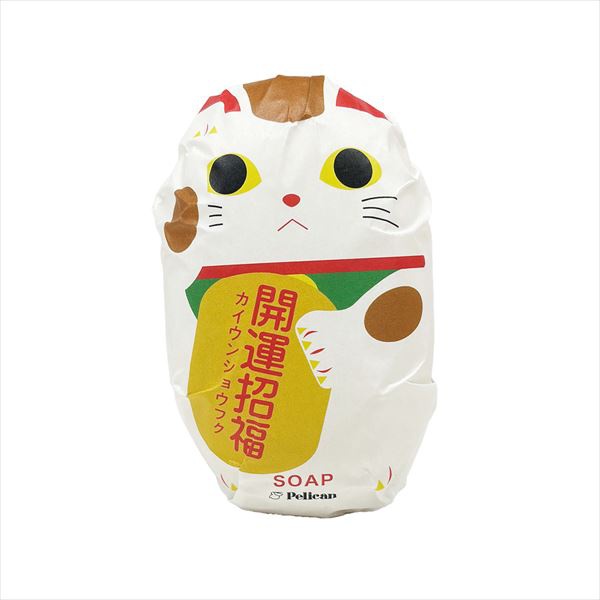 【6個セット】 和せっけん 招き猫
