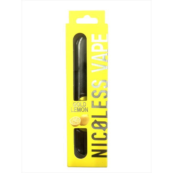 【100個セット】 使い切り電子ベイプ NICOLESSベイプ ゴールドレモン
