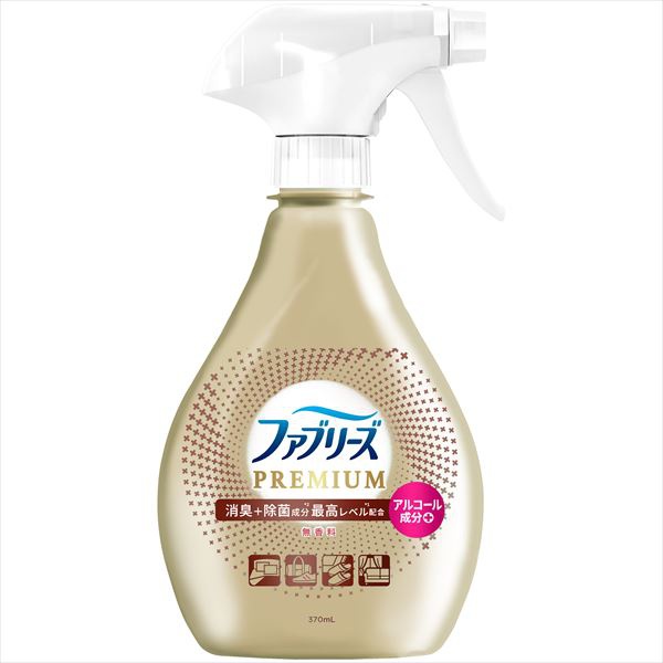 【12個セット】 ファブリーズ W除菌+消臭 プレミアム 無香料 本体