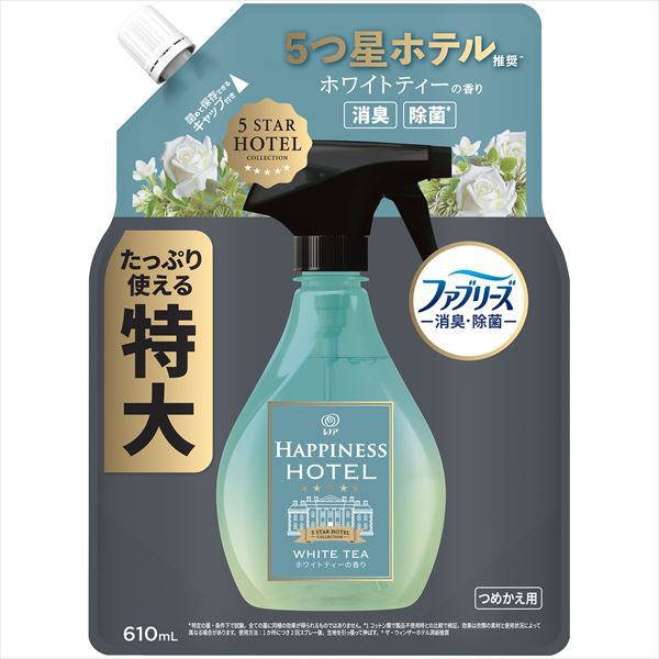 【12個セット】 レノア ハピネス ミスト ホワイトティーの香り 詰替え 特大サイズ