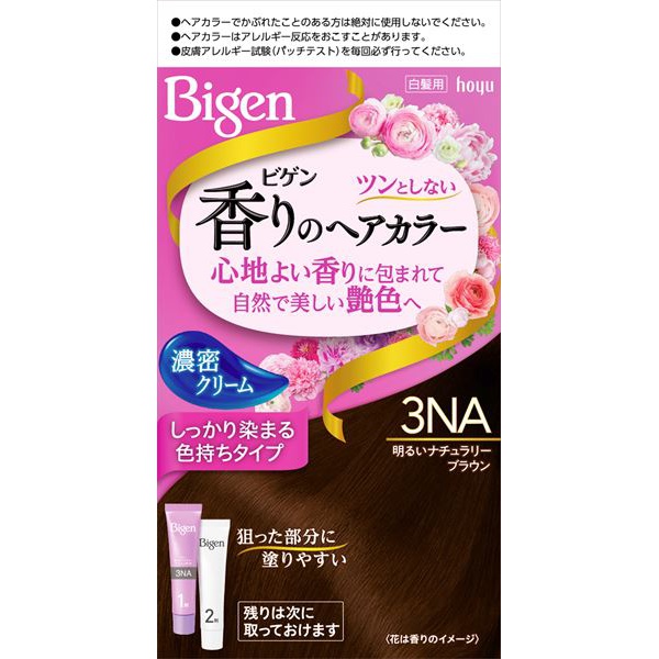 【10個セット】 ビゲン 香りのヘアカラー クリーム 3NA 明るいナチュラリーブラウン