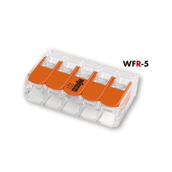 【10個セット】 ワゴコネクタ WFR-5BP-JP WFR-5BP-JP (5個入)