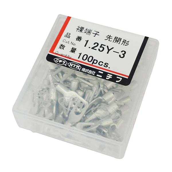 【10個セット】 ニチフ 1.25Y-3 Y型端子 (1.25Y-3/100個入り)