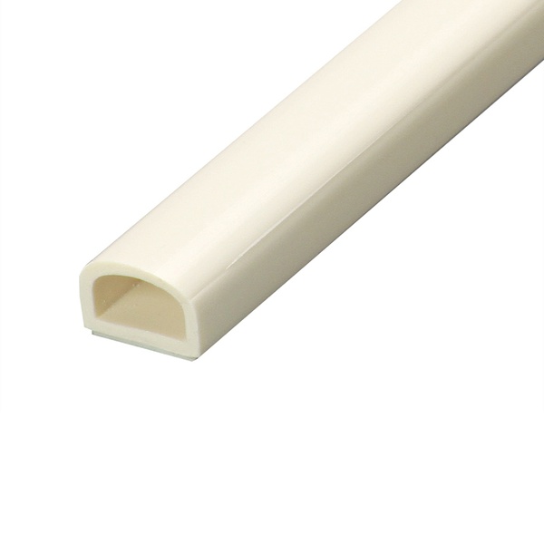 【10個セット】 マサル工業 SMTDH13 マサル工業 やわらか配線カバー (50cm/ミルキー/2本入)