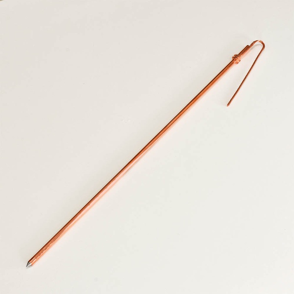 【10個セット】 オーム電機 7B 丸型アース棒 (Φ7×500mm)