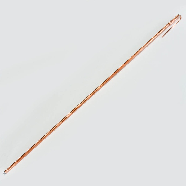 【10個セット】 オーム電機 10B(ｼﾞｮｳ) 丸型アース棒 (Φ10×1000mm)