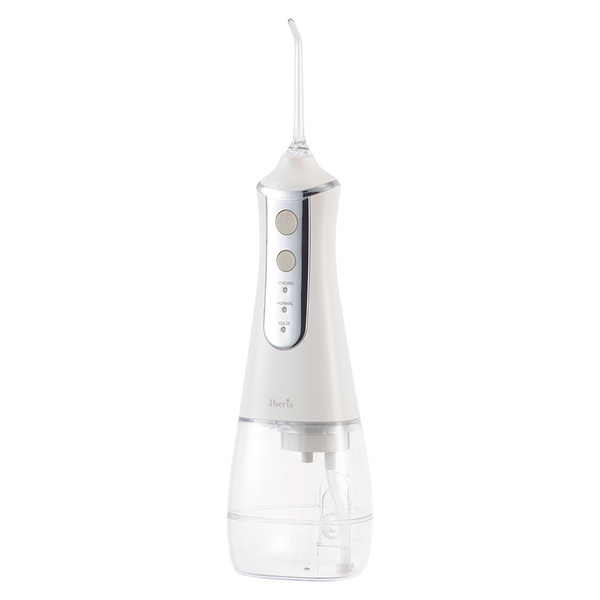 【2個セット】 オーム電機 HB-CA13-W コードレスウォーターフロス (USB充電式/容量260ml/3段階水流/防水保護IPX6)