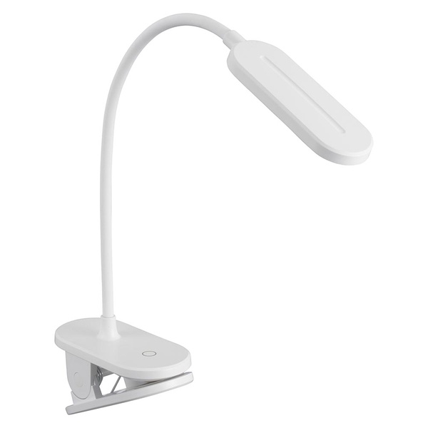 【3個セット】 オーム電機 LTC-LC16R-W LEDクリップライト (3段階調光/USB電源/200 lm/5W/LED一体型/昼白色/ホワイト)