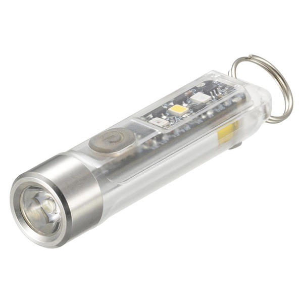 【10個セット】 オーム電機 LH-K4UV37 LEDキーライト (点灯モード8種類/400 lm/連続使用Low3時間/保護等級IPX4/USB充電式/シルバー)