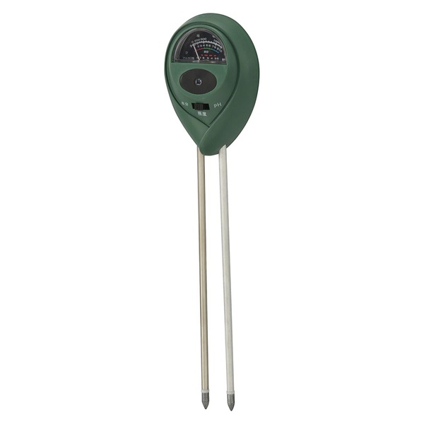 【5個セット】 オーム電機 SL-YG04SM2A ガーデン用測定ツール (水分、照度、PH測定/電池不要/質量58g)