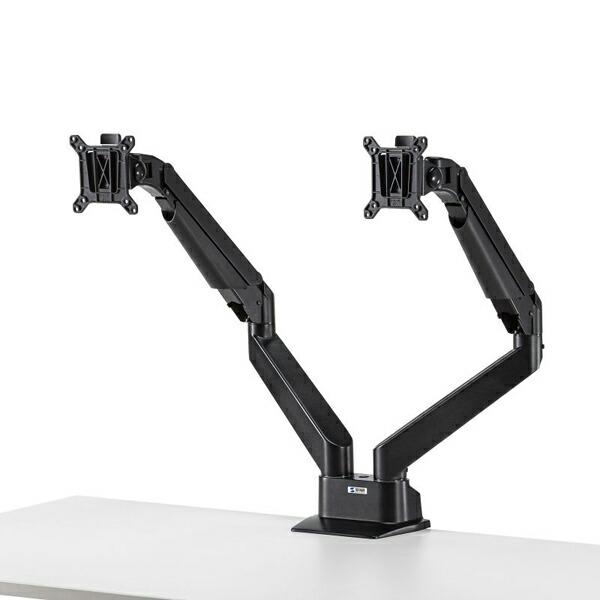 サンワサプライ CR-LA1302BKN2 水平垂直多関節液晶モニターアーム(2面・ブラック) ファニチャ 機器対応ファニチャ SANWA SUPPLY 高品質