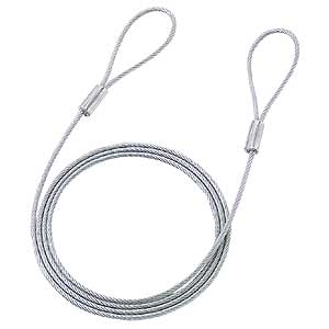 【15個セット】 サンワサプライ eセキュリティ ( ワイヤー、 1.5m 3. 5m m ) SLE-1W パソコンロック ワイヤー 太さ3.5mm 長さ1.5m セキュリティ パソコン盗難防止 おまとめセット 高品質