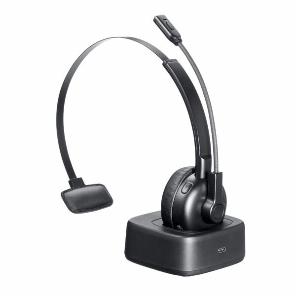 サンワサプライ MM-BTMH67BK Bluetoothヘッドセット(単一指向性マイク・充電クレードル付き) ペリフェラル BTヘッドセット・アダプタ SANWA SUPPLY 高品質