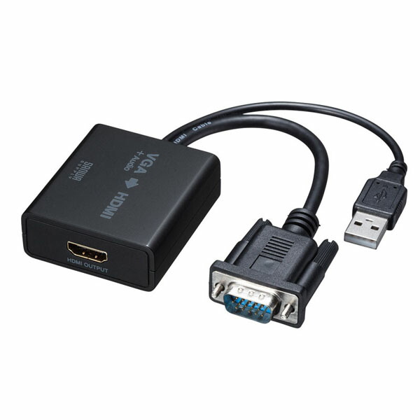 サンワサプライ VGA-CVHD7 VGA信号HDMI変換コンバーター ペリフェラル 分配器 SANWA SUPPLY 高品質