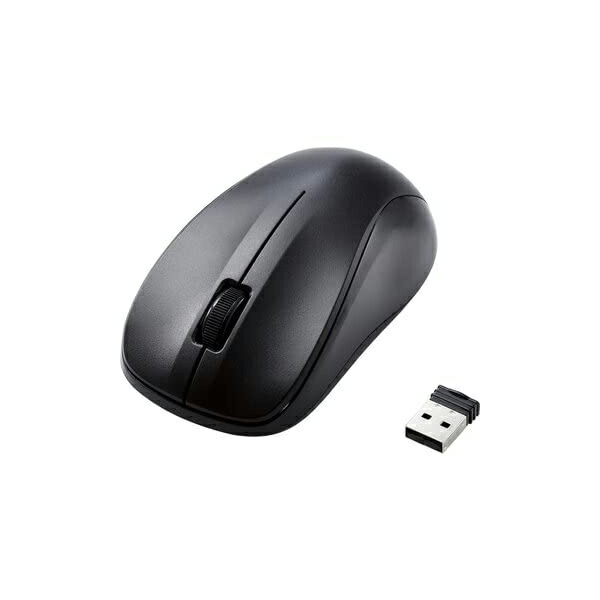 【4個セット】ELECOM M-K6DRKBK/RS 簡易包装 無線IRマウス(Mサイズ･ブラック)/M-K6DRKRS/シリーズ/ブラック ブラック マウス コンパクト 抗菌 無線 エレコム 無線マウス 便利 抗菌加工 ワイヤレスマウス 送料無料