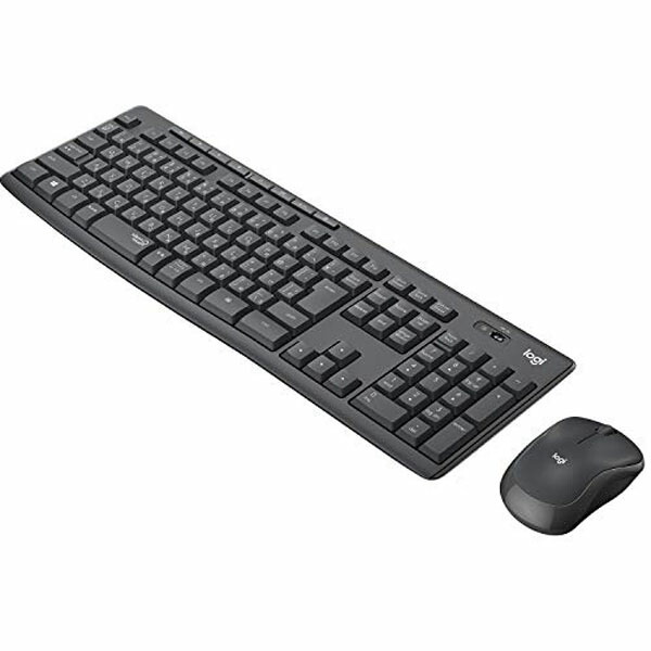ロジクール MK295GP ワイヤレスマウス キーボード セット 静音 耐水 無線 USB接続 Unifying非対応 MK295 グラファイト ワイヤレスコンボ オフィス ワイヤレス マウス サイレント マウス付 日本語 国内品 防水 コンボ 高品質