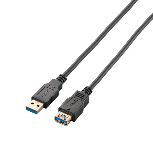 【4個セット】ELECOM USB3.0延長ケーブル ( A-A ) 2.0m ブラック 配線 スタンダード エレコム ケーブル アダプタ パソコン周辺機器 延長 高品質