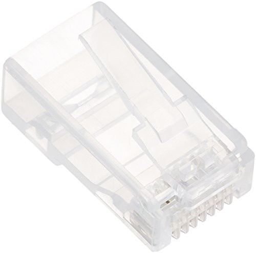 【4個セット】ELECOM RJ45コネクタ Cat6対応 単線ヨリ線共通 つめ折れ防止コネクタ 10個入り 配線 モジュール ツメ折れ防止タイプ エレコム コネクタ プラグ コネクター 用 パソコン周辺機器 高品質