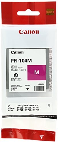 キャノン 3631B001 CANON 染料マゼンタインク PFI-104M カートリッジ インクカートリッジ 純正 キヤノン メーカー純正 キヤノン対応 インク トナー インクジェット プリンタ マゼンタ 純正品 交換 純正インク マゼンダ 消耗品 インクタンク 染料マゼンタ 高品質