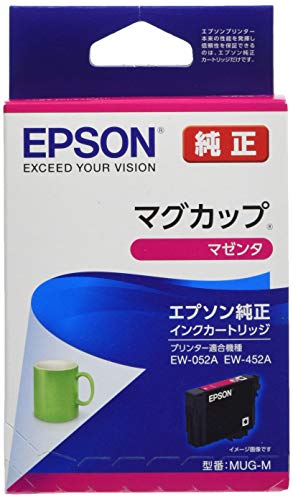 【5個セット】EPSON EW-452A / EW-052A用インクカートリッジ マゼンタ 文具 カートリッジ インクカートリッジ 純正 カラリオ エプソン販売 コピー用紙 セイコーエプソン マゼンタインク マグカップシリーズ 事務 インク トナー 高品質